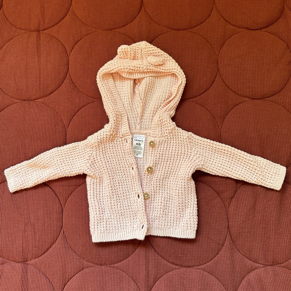 Light pink carters jacket newborn